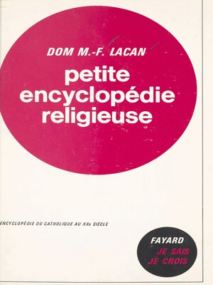 cover image of Petite encyclopédie religieuse
